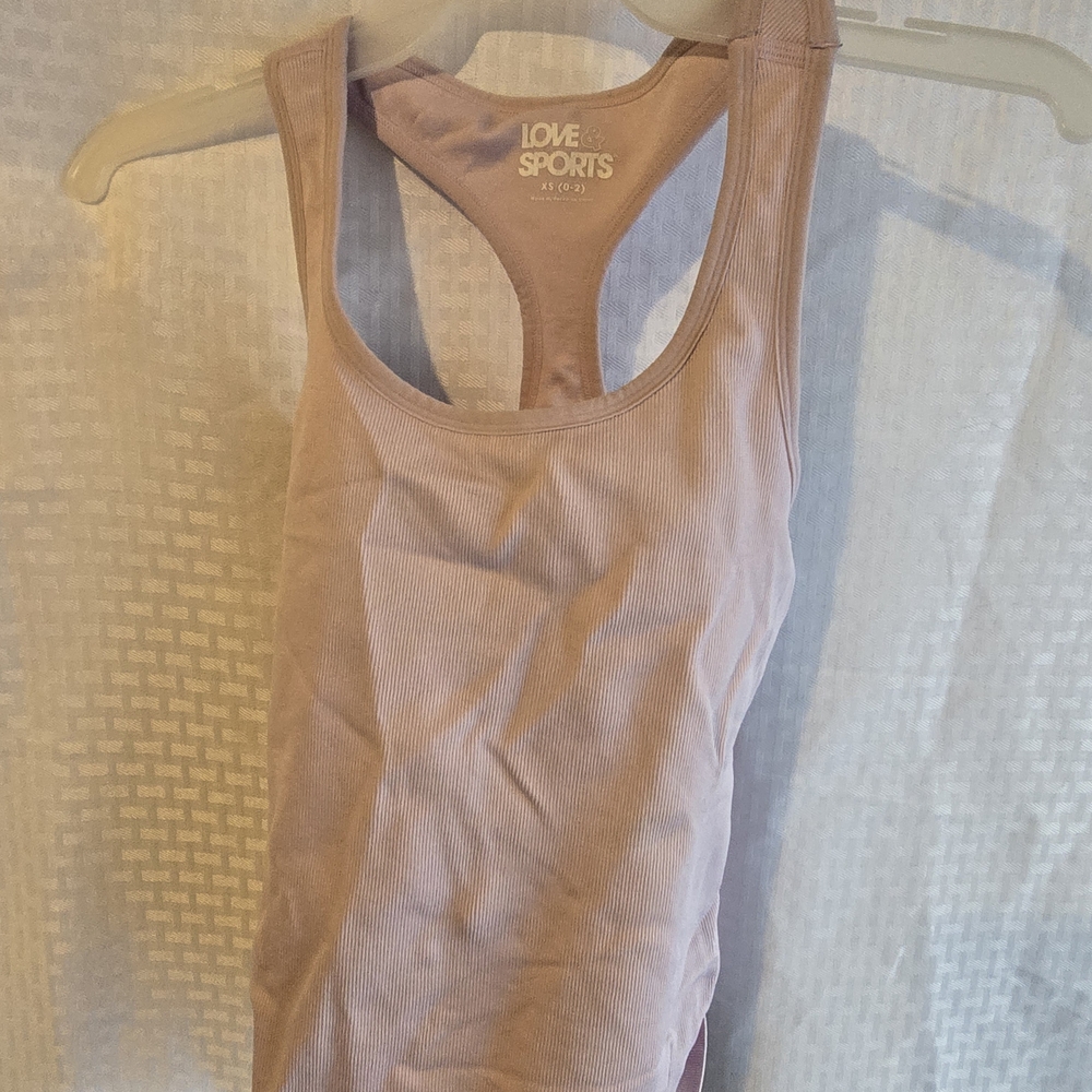 Love Sports Pink Tank Top